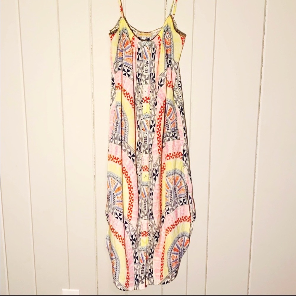 Mara Hoffman Multicolor Geometric Midi Dress